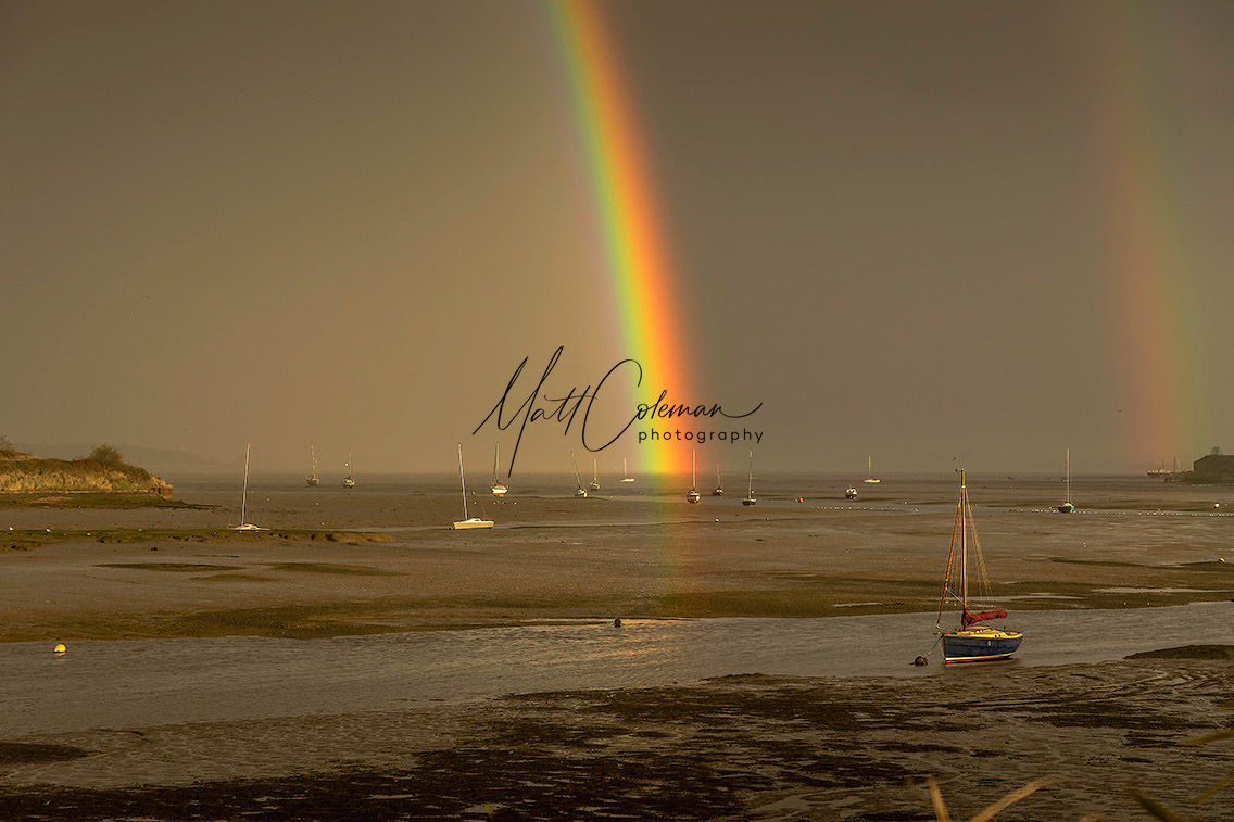 Rainbow over the Stour in Manningtree